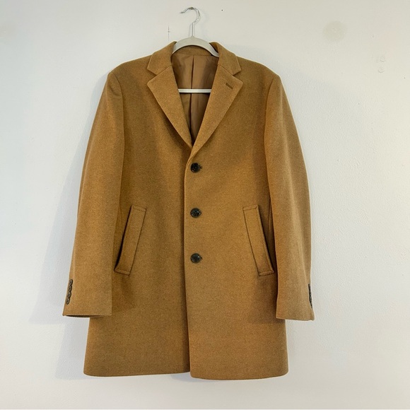 Calvin Klein Men’s Wool-Blend Overcoat - Picture 2 of 10